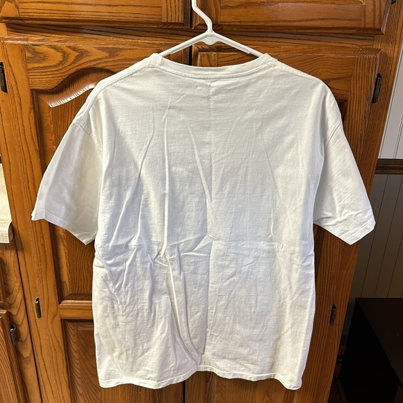 2 for $5 NWOT Champion White Tee with Design - Picture 3 of 3